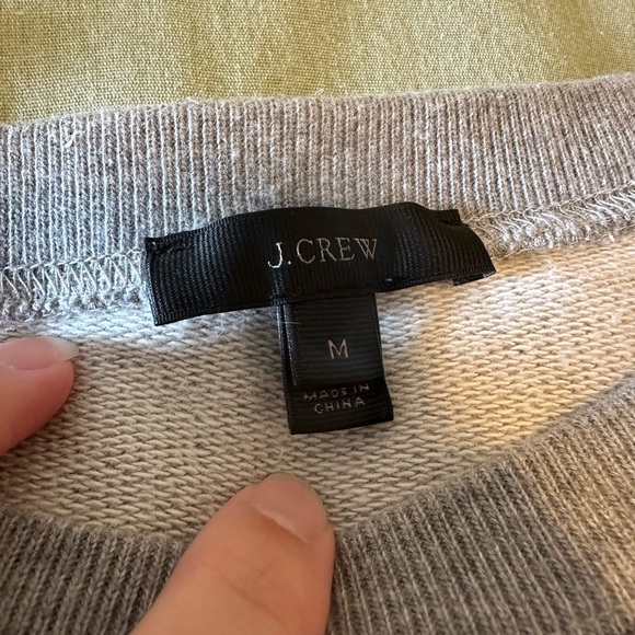 ✨J CREW Crew Neck Sweatshirt with Colors in French Women’s Size Medium [M]✨ - Picture 9 of 9
